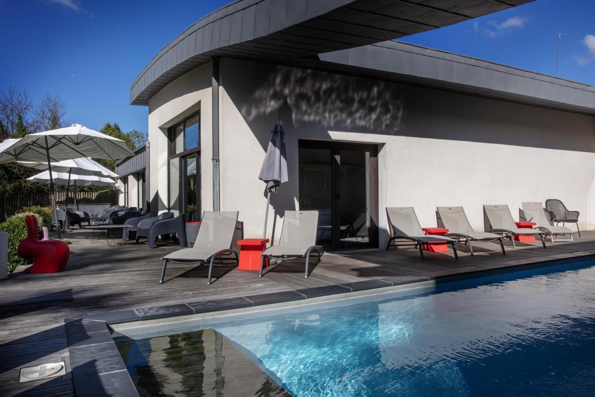 L'Aubiniere Hotel Restaurant & Spa Saint-Ouen-les-Vignes 외부 사진