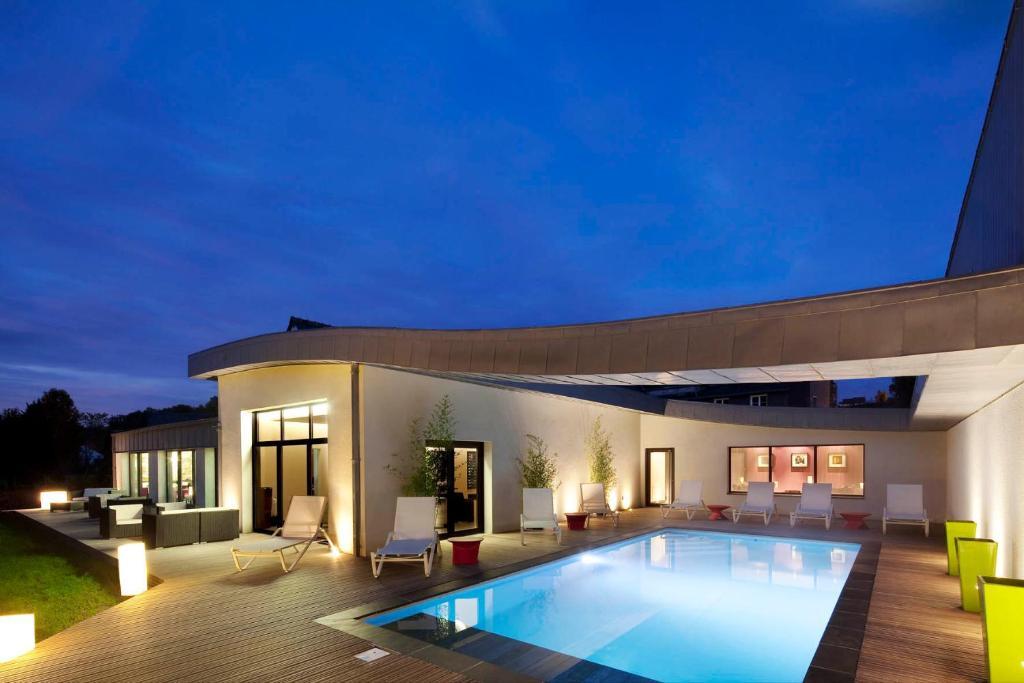 L'Aubiniere Hotel Restaurant & Spa Saint-Ouen-les-Vignes 외부 사진